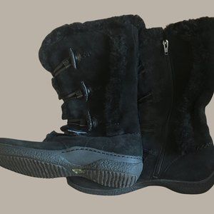 Earth Origins winter women's black boots 10